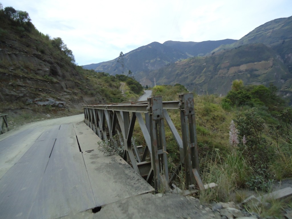 Foto: Via Baños-Penipe - Bilbao (Chimborazo), Ecuador