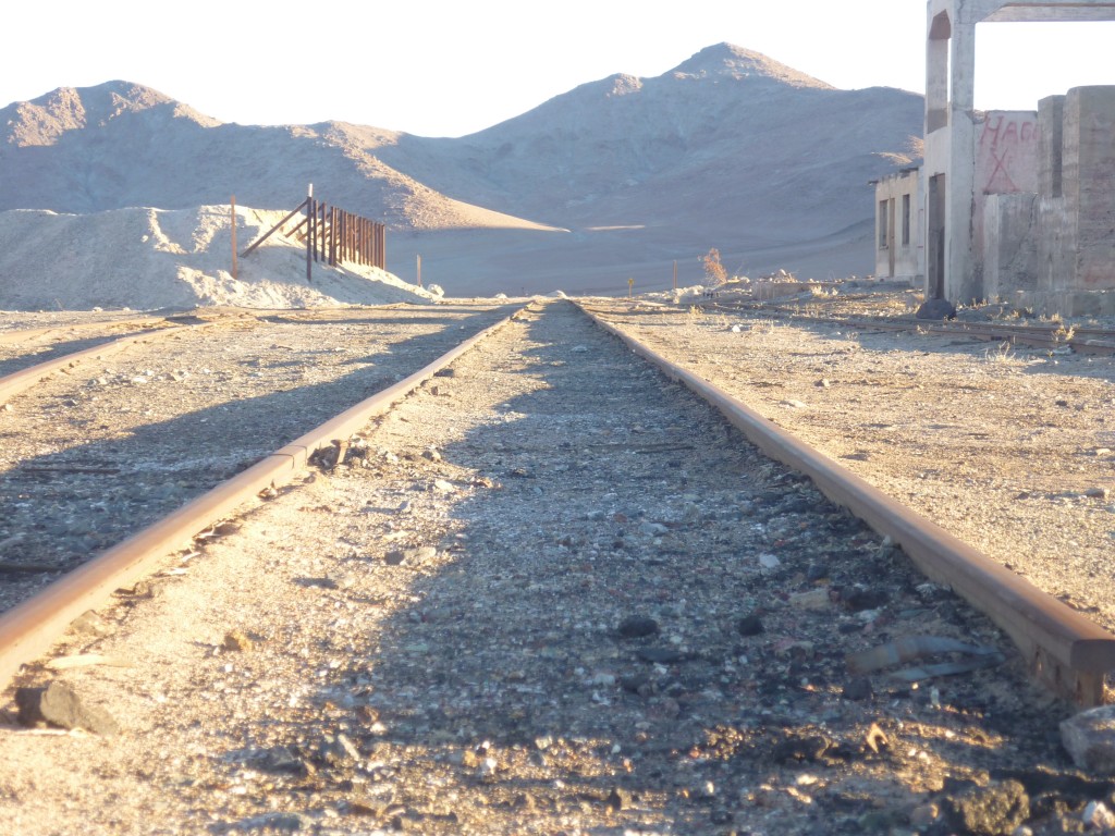Foto: Rieles - Carreras Pinto (Atacama), Chile