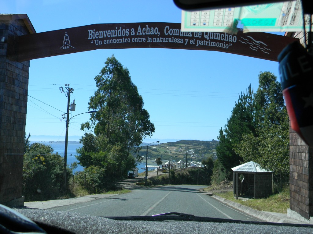 Foto: BIENVENIDA - Isla Quinchao, Chile