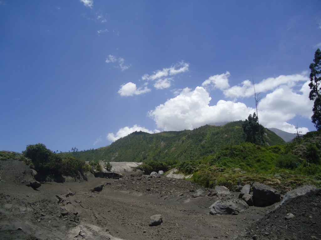 Foto: Bariante de la carretera Baños-Riomaba - Bilbao (Chimborazo), Ecuador