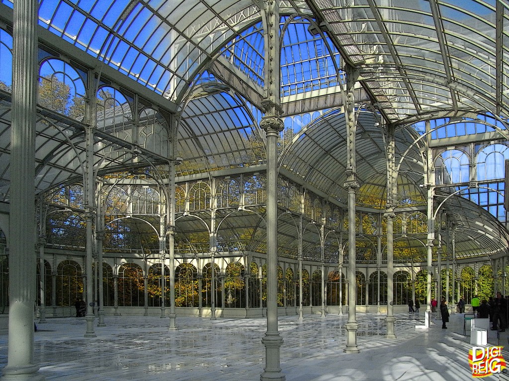 Foto: Interior Palacio de Cristal. Parque del Retiro - Madrid (Comunidad de Madrid), España