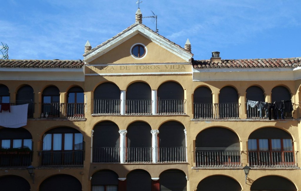 Foto: Vista parcial de la Plaza de Toros Vieja - Tarazona (Zaragoza), España