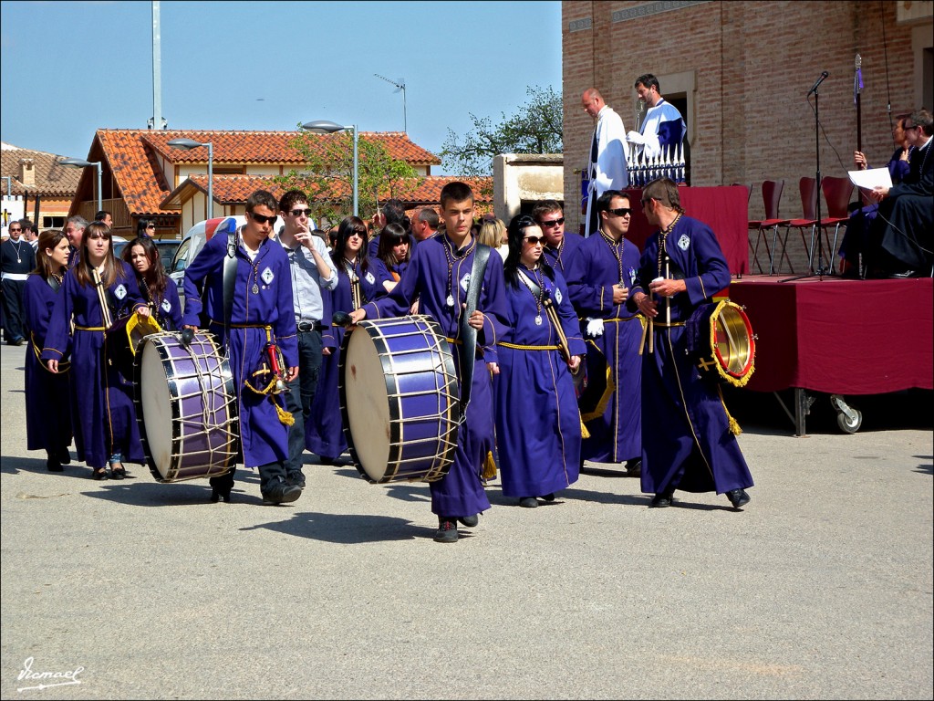 Foto: 110416-16 ARIZA, EXALTACION DE TAMBORES - Ariza (Zaragoza), España