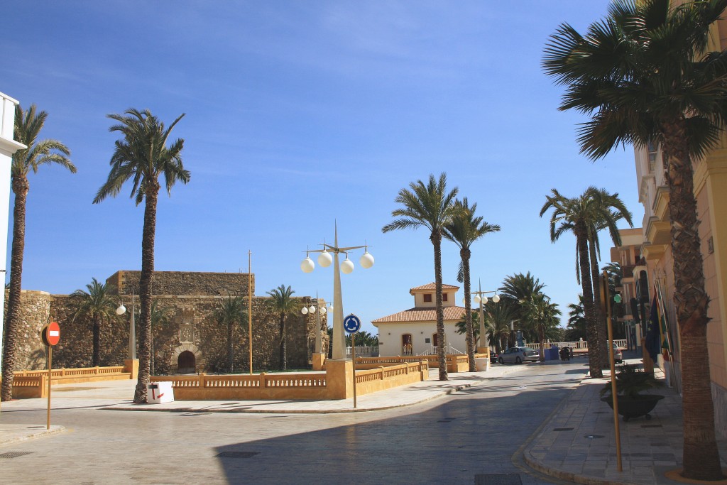 Foto: Vista del pueblo - Carboneras (Almería), España