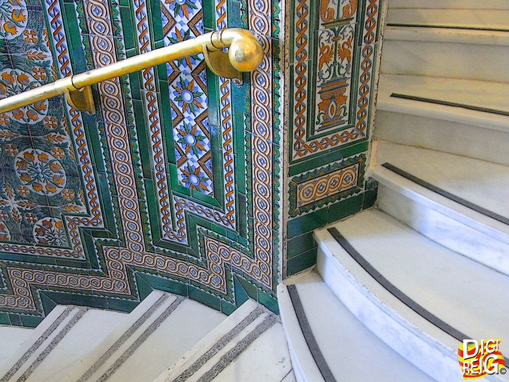 Foto: Palacio de Cibeles-Detalle de escalera - Madrid (Comunidad de Madrid), España