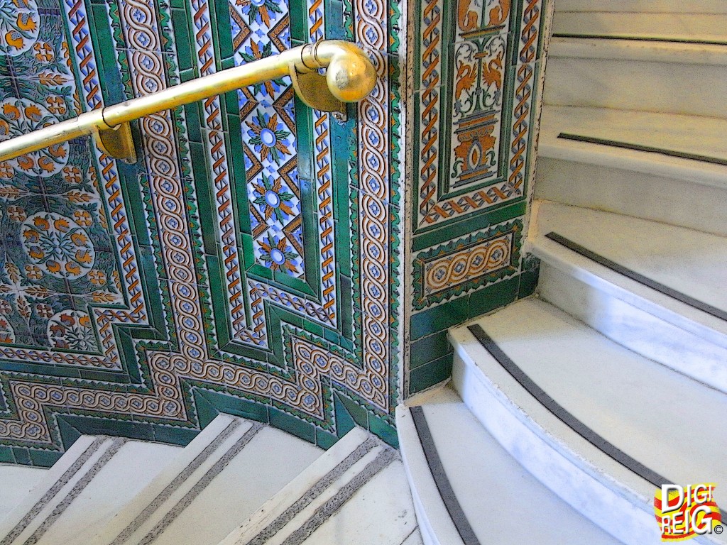 Foto: Palacio de Cibeles-Detalle de escalera - Madrid (Comunidad de Madrid), España