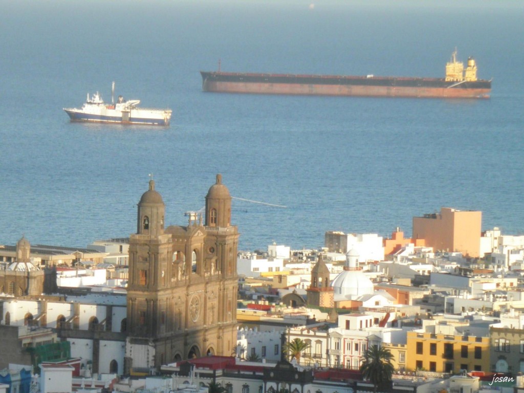 Foto: vistas de las palmas de g.c desde el risco san nicolas - Las Palmas De Gran Canarias (Las Palmas), España