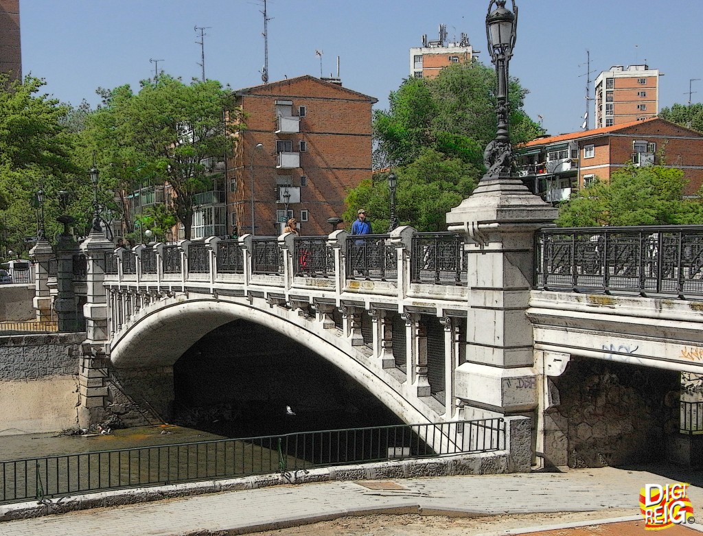 Foto: Puente Reina Victoria sobre rio Manzanares. - Madrid (Comunidad de Madrid), España
