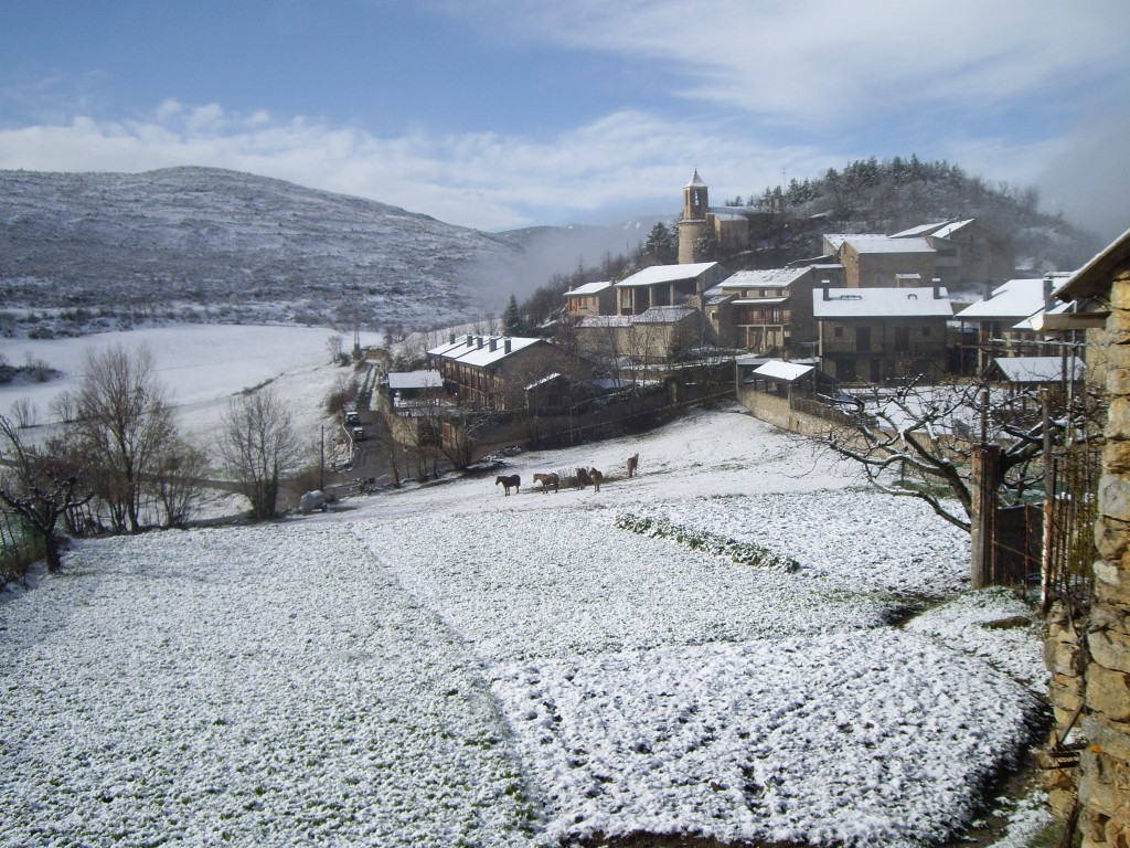 Foto: Nevada En Semana Sanata - Olopte (Girona), España