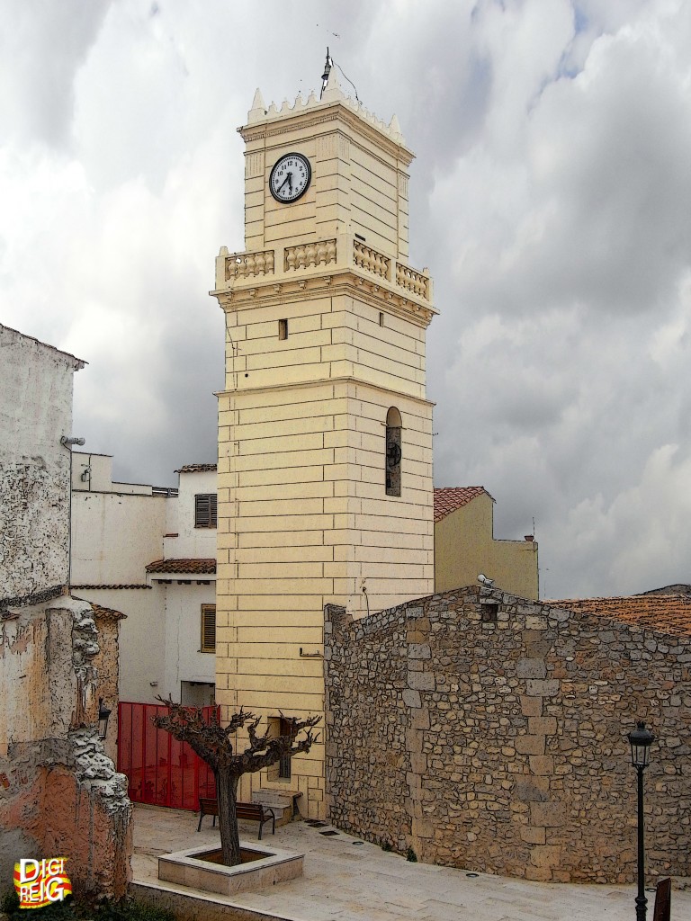 Foto: Torre de la iglesia del Casco Antiguo. - Oropesa del Mar (Castelló), España
