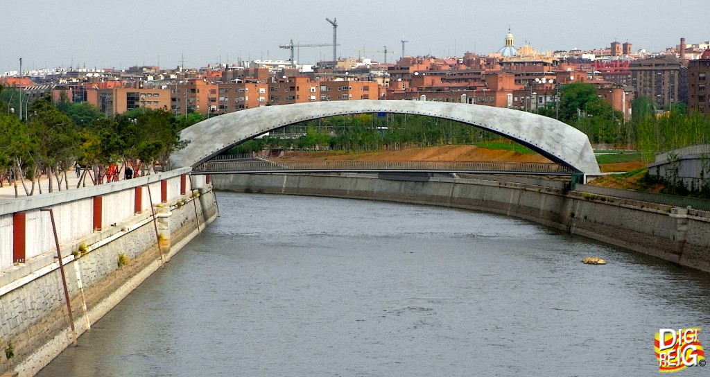 Foto: Puente gemelo Matadero 02 - Madrid (Comunidad de Madrid), España
