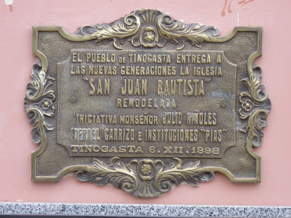 Foto: Iglesia San Juan Bautista - Tinogasta (Catamarca), Argentina