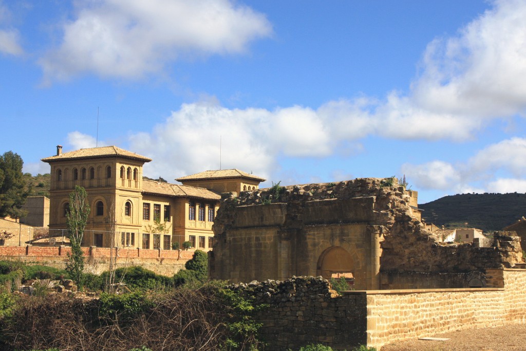 Foto: Vista del pueblo - Uncastillo (Zaragoza), España