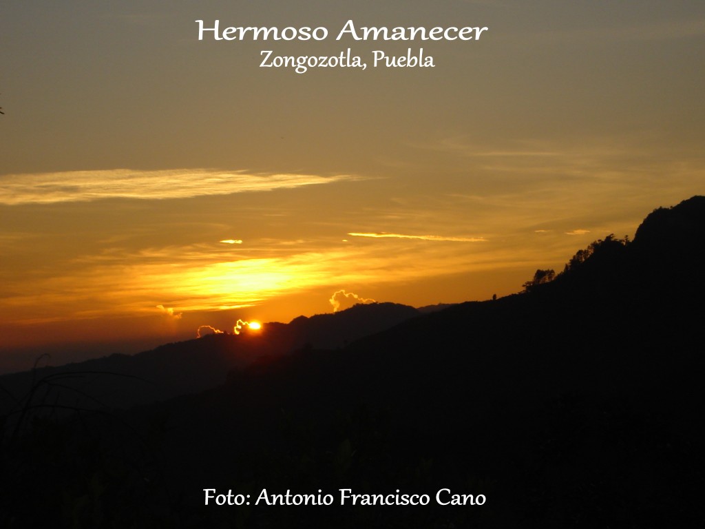 Foto: Hermoso amanecer - Zongozotla (Puebla), México