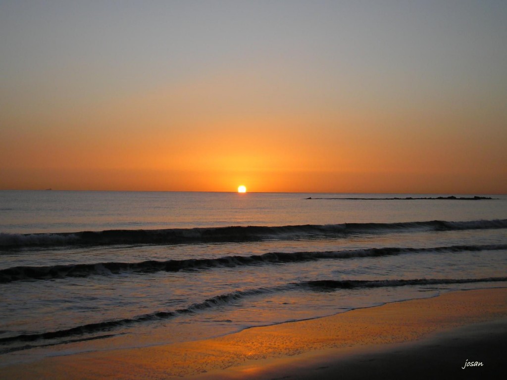 Foto: amanecer en la playa de la laja - Las Palmas De Gran Canarias (Las Palmas), España