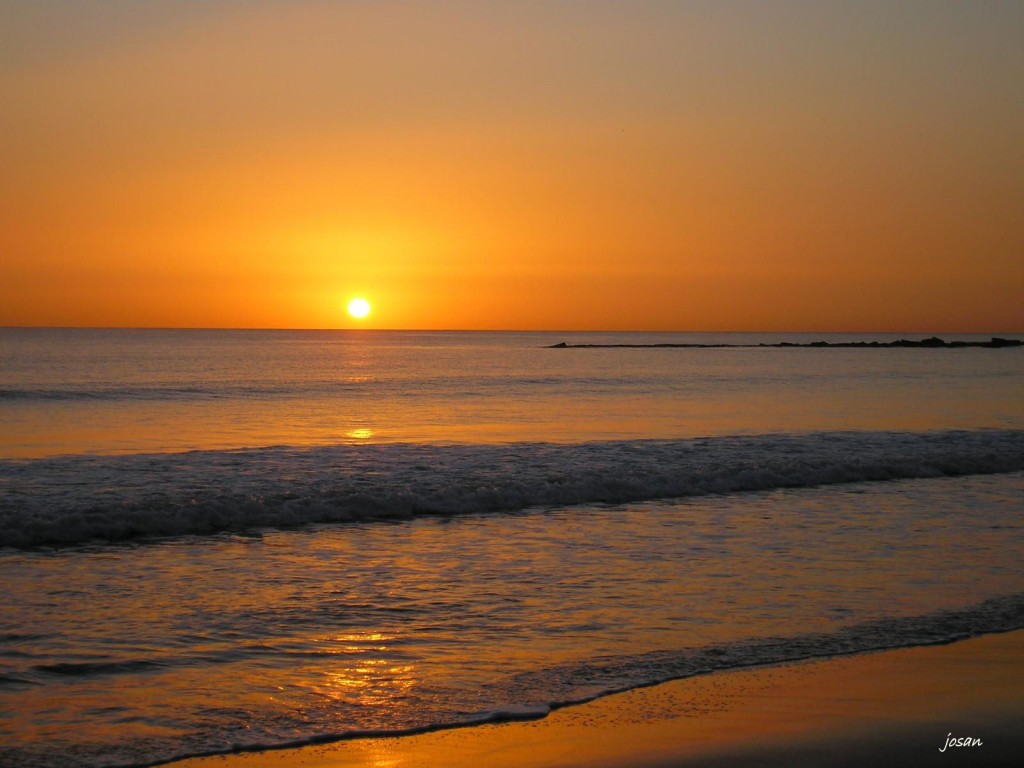 Foto: amanecer en la playa de la laja - Las Palmas De Gran Canarias (Las Palmas), España