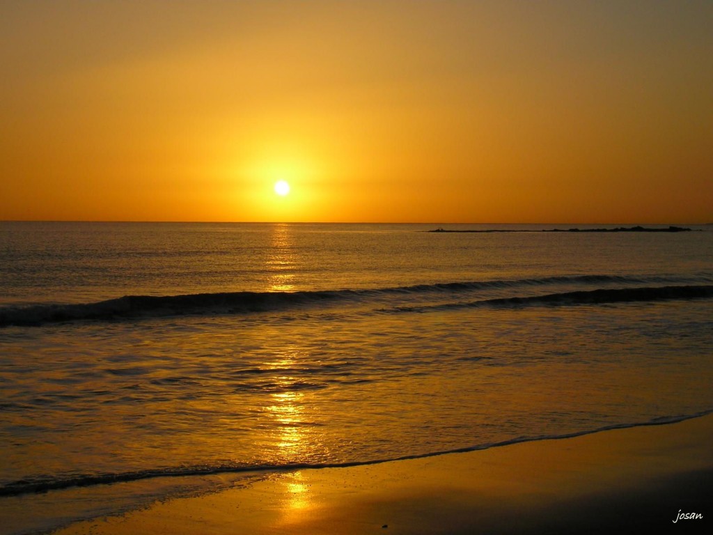 Foto: amanecer en la playa de la laja - Las Palmas De Gran Canarias (Las Palmas), España