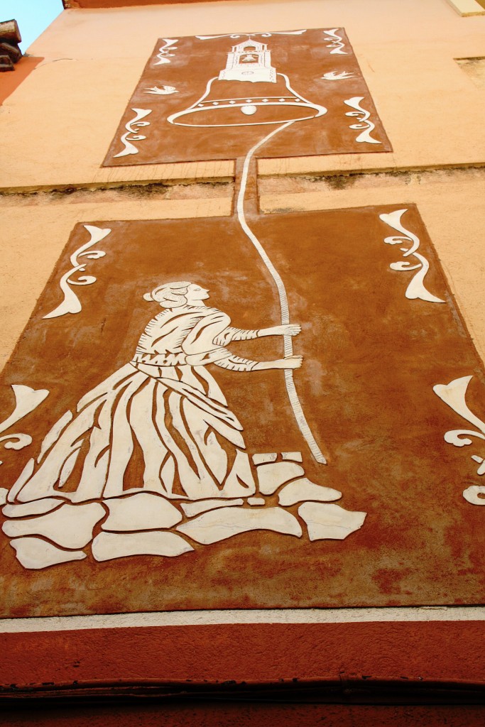 Foto: Detalle de una fachada - Torredembarra (Tarragona), España