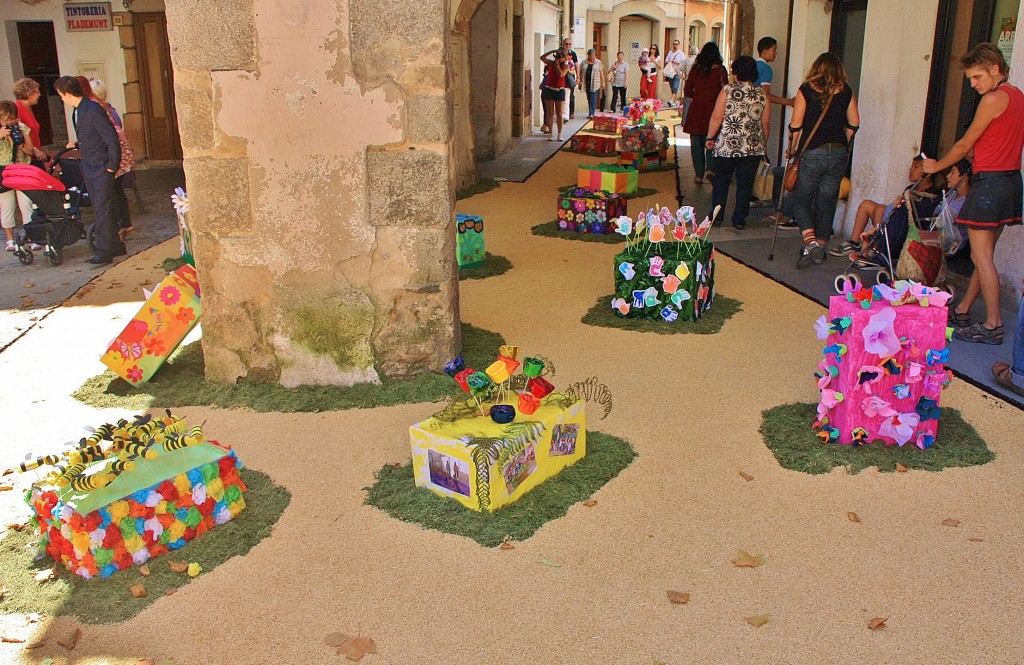 Foto: Alfombras de flores - Arbúcies (Girona), España
