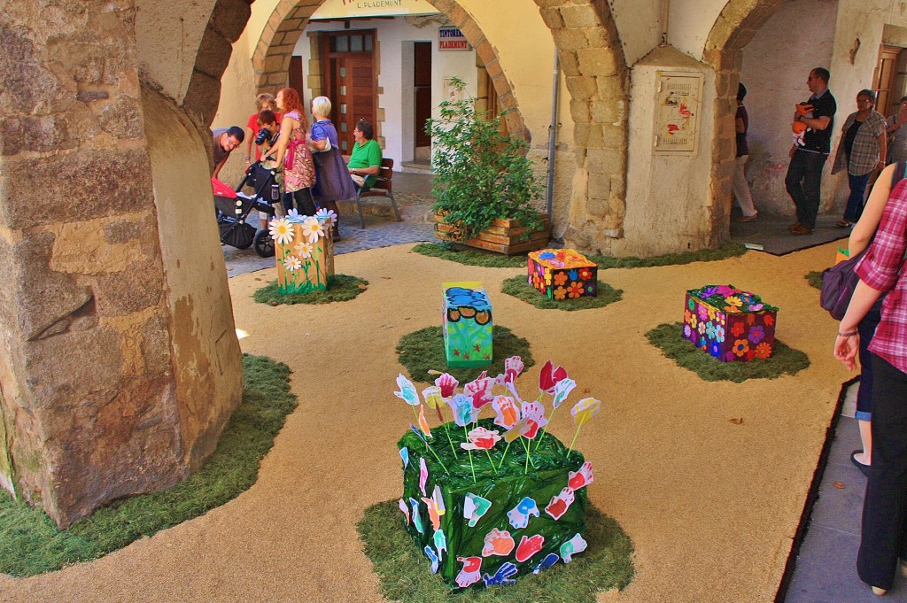 Foto: Alfombras de flores - Arbúcies (Girona), España