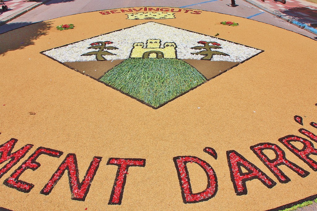Foto: Alfombras de flores - Arbúcies (Girona), España