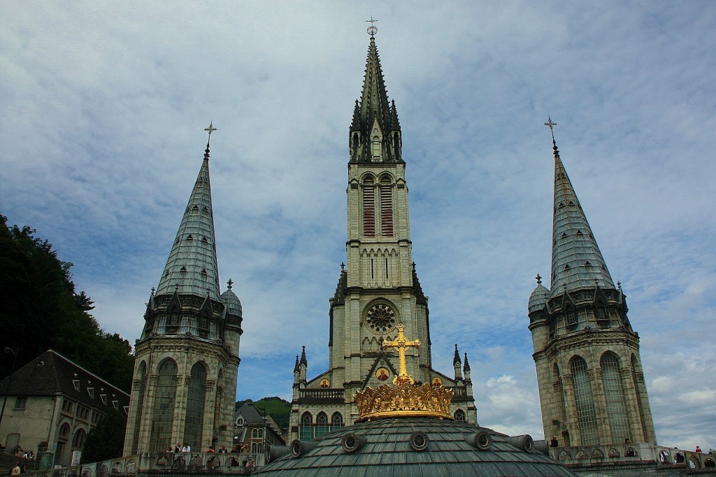 Foto: Basílica de la Inmaculada Concepción - Lourdes (Midi-Pyrénées), Francia