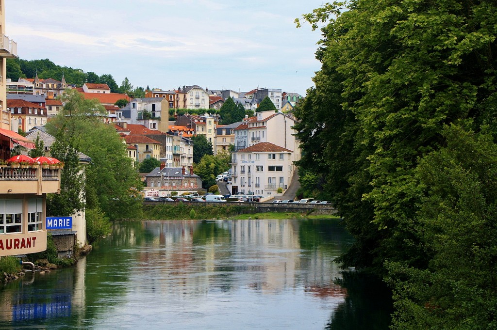 Foto: Rio Le Gave de Pau - Lourdes (Midi-Pyrénées), Francia
