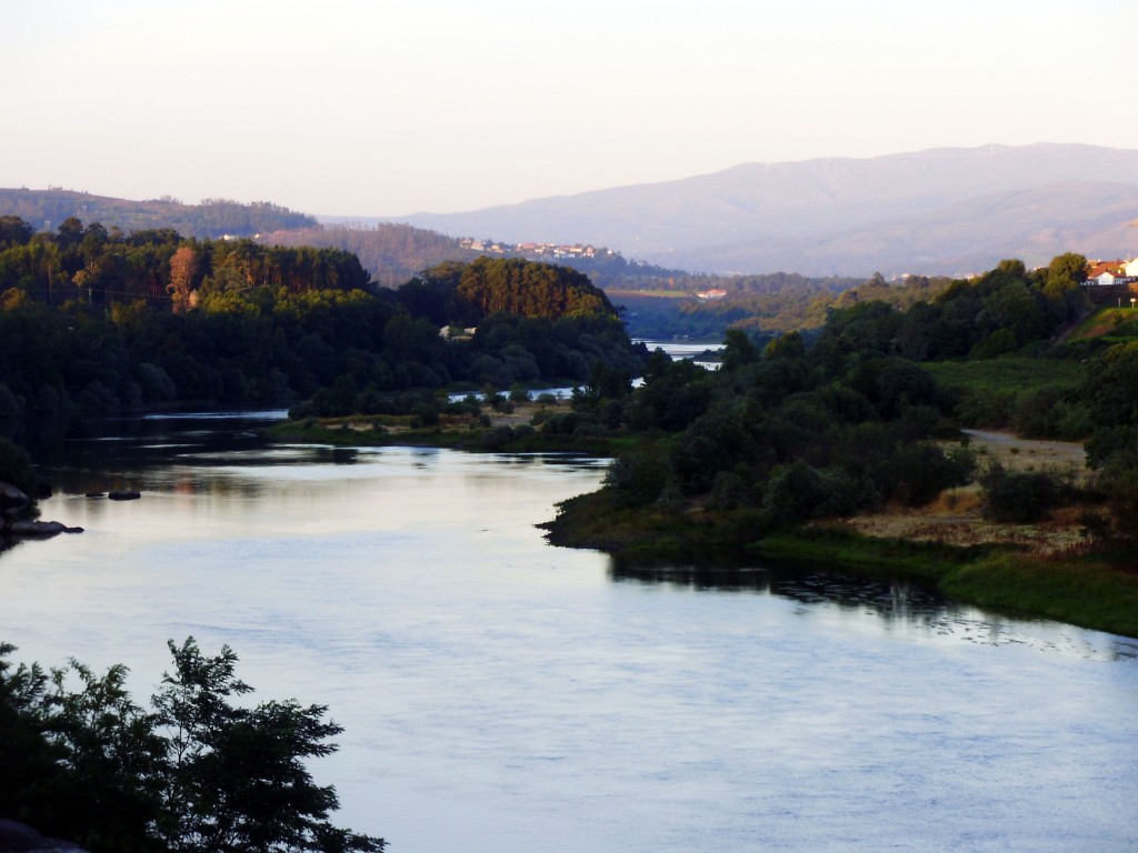 Foto: RIO MIÑO DESDE LA FORTALEZA - Salvaterra De Miño (Pontevedra), España