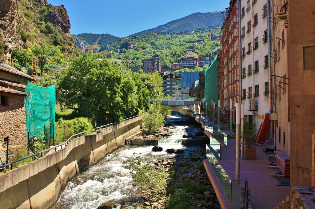Foto: Rio Valira de Oriente - Escaldes-Engordany (Parròquia d'Escaldes-Engordany), Andorra