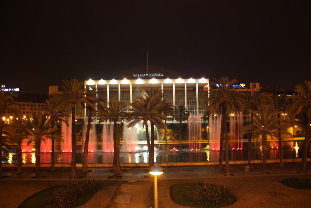 Foto: Palau de la Música de noche - Valéncia (València), España