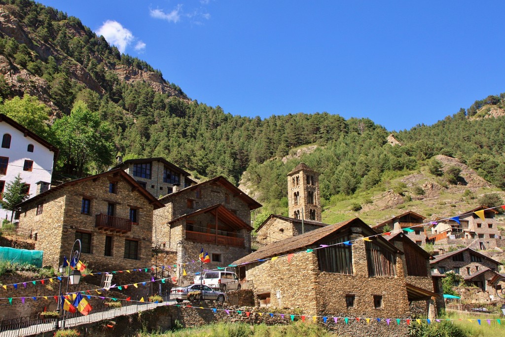 Foto: Vista del pueblo - Pal (Parròquia de la Massana), Andorra