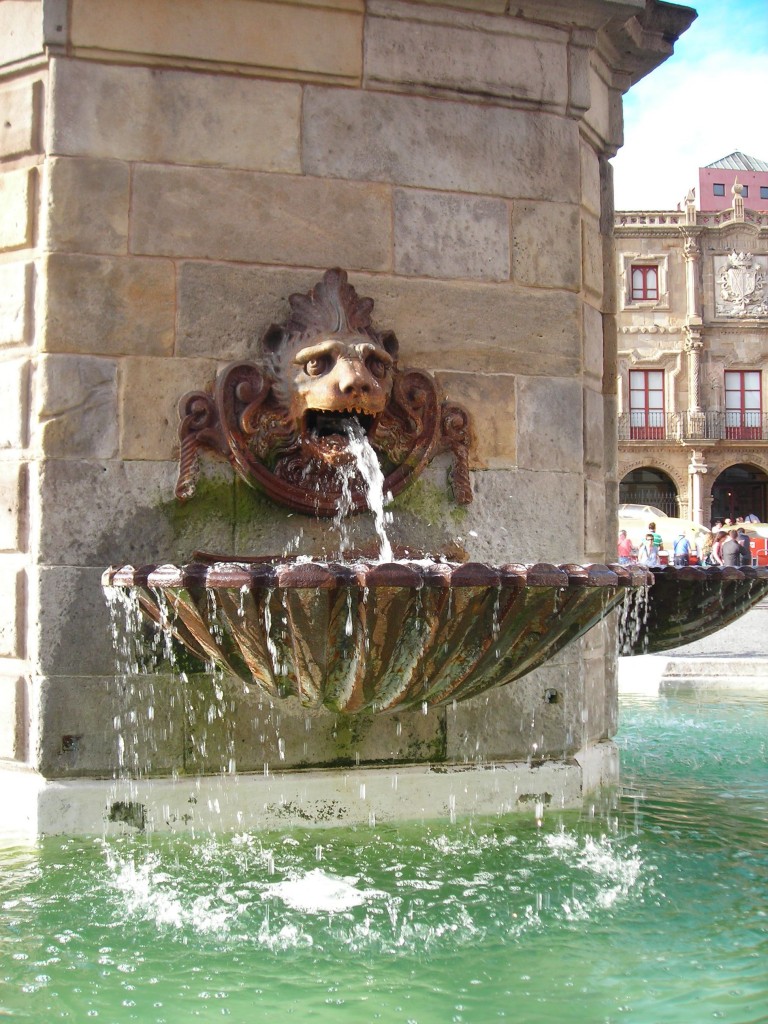 Foto: Fuente de Los Leones - Gijon (Asturias), España