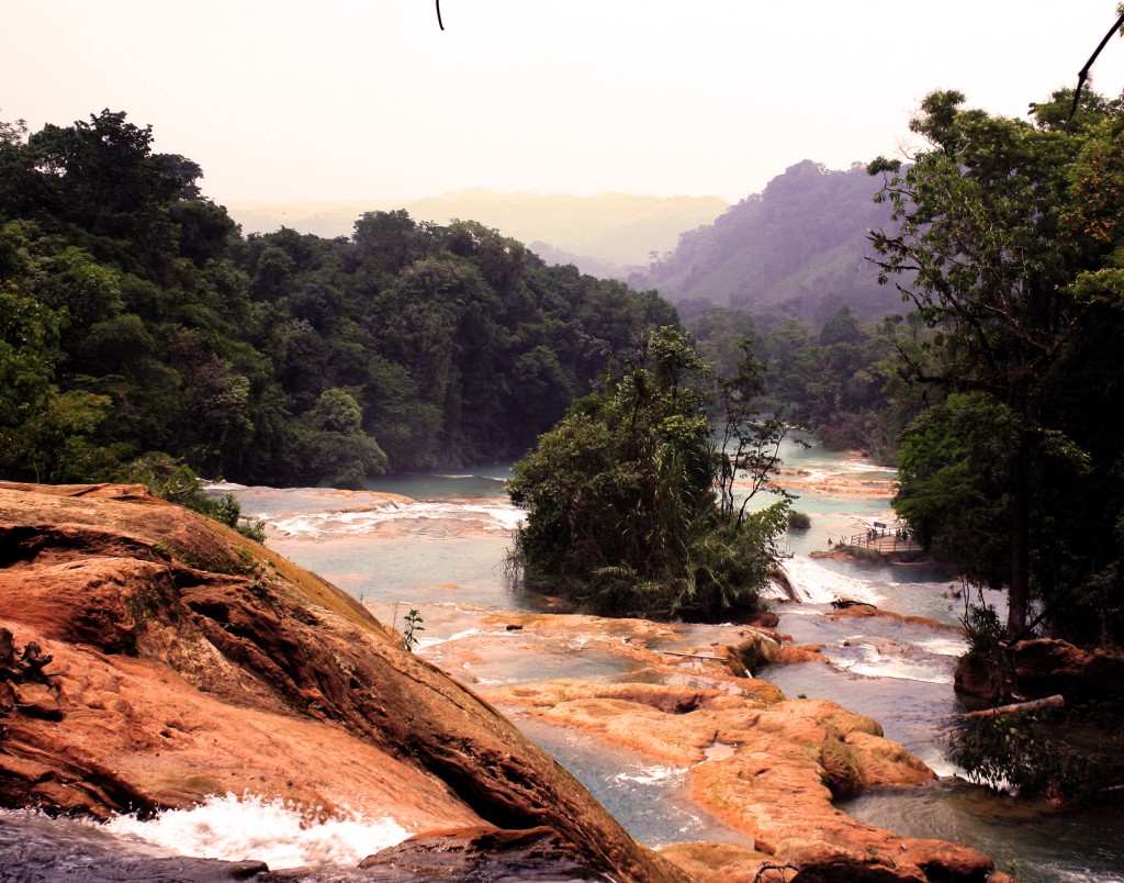 Foto: CASCADAS DE AGUA AZUL - Chiapas, México