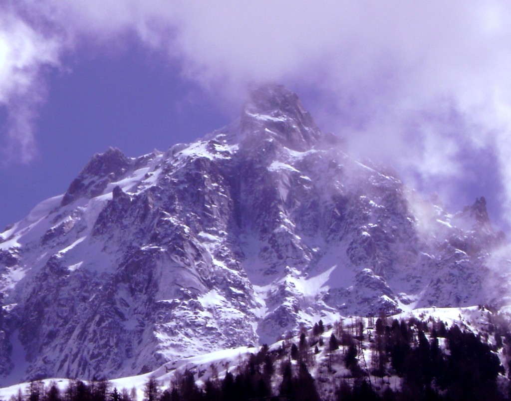 Foto: Mont Blanc - Frontera Italia Suiza, Italia