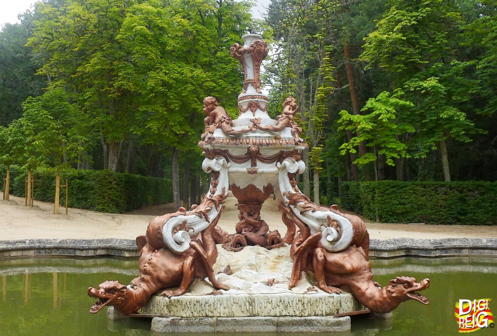 Foto: Fuente de los Dragones. - La Granja de San Ildefonso (Segovia), España