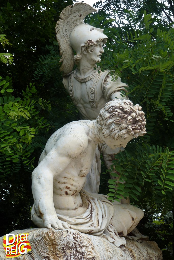 Foto: Estatua. - La Granja de San Ildefonso (Segovia), España