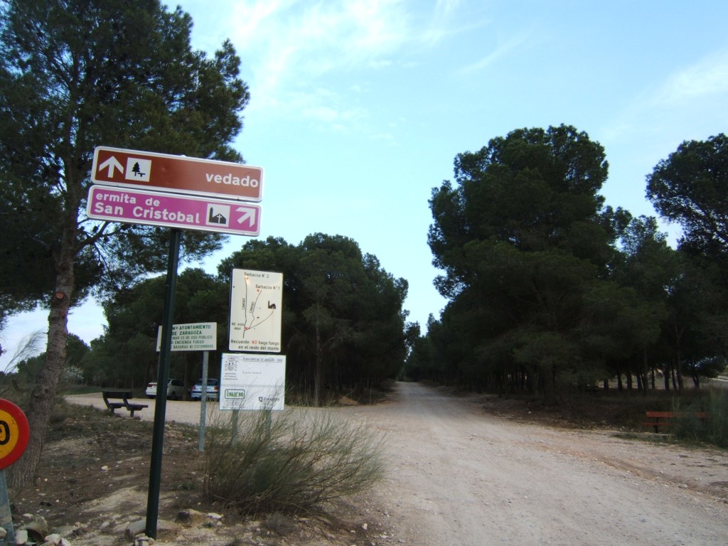 Foto: subida  de la ermita - Peñaflor De Gallego (Zaragoza), España