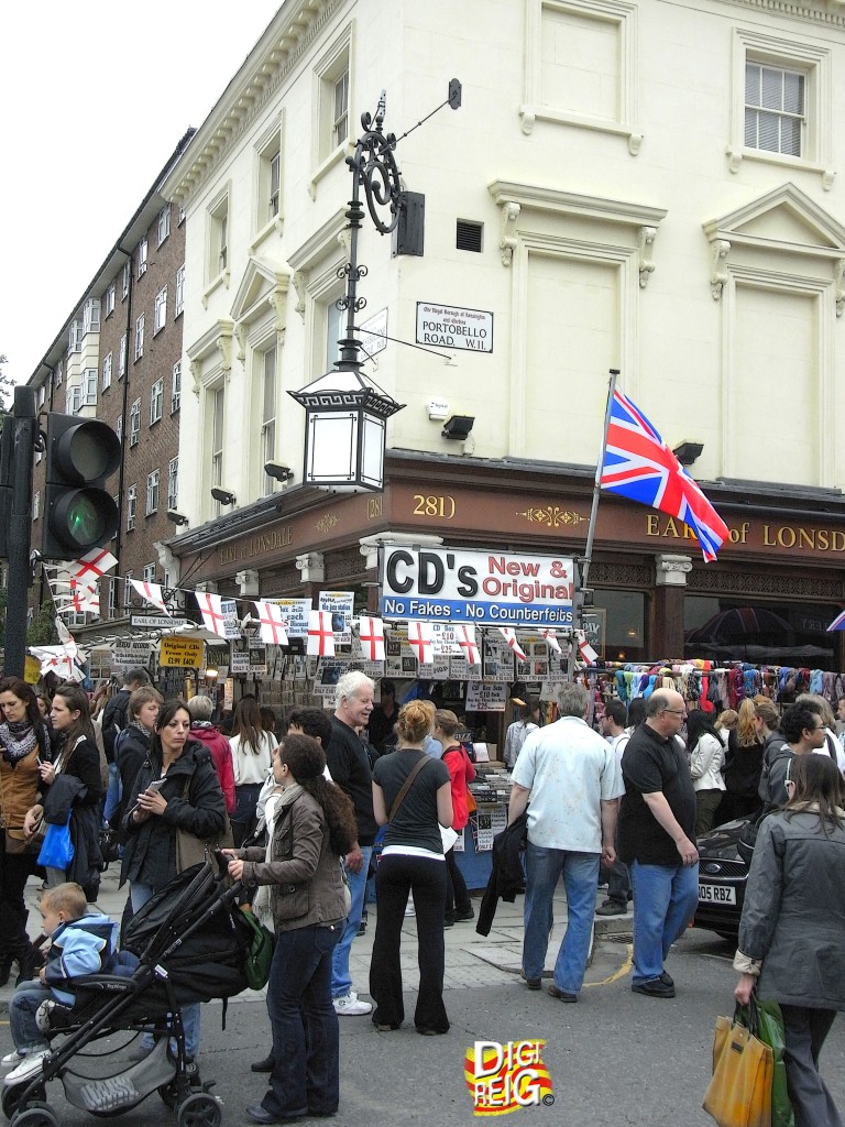 Foto: Mercado de Portobello - Londres (England), El Reino Unido