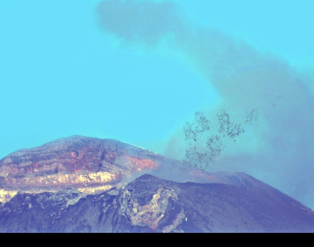 Foto: EMANACION DE CENIZA POPO - Puebla, México