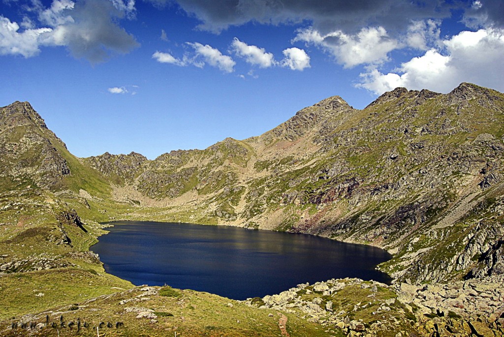 Foto: Pic Thoumasset, Estany Blau - Gestiès (Midi-Pyrénées), Francia