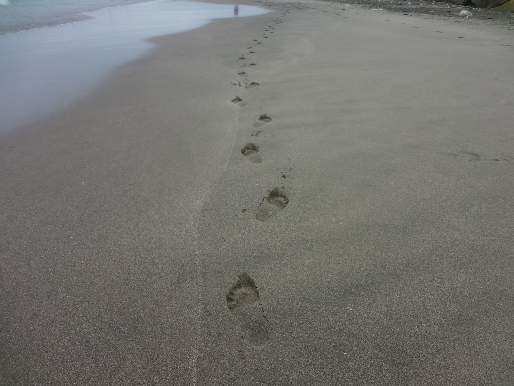 Foto: Huellas - Crucita (Manabí), Ecuador