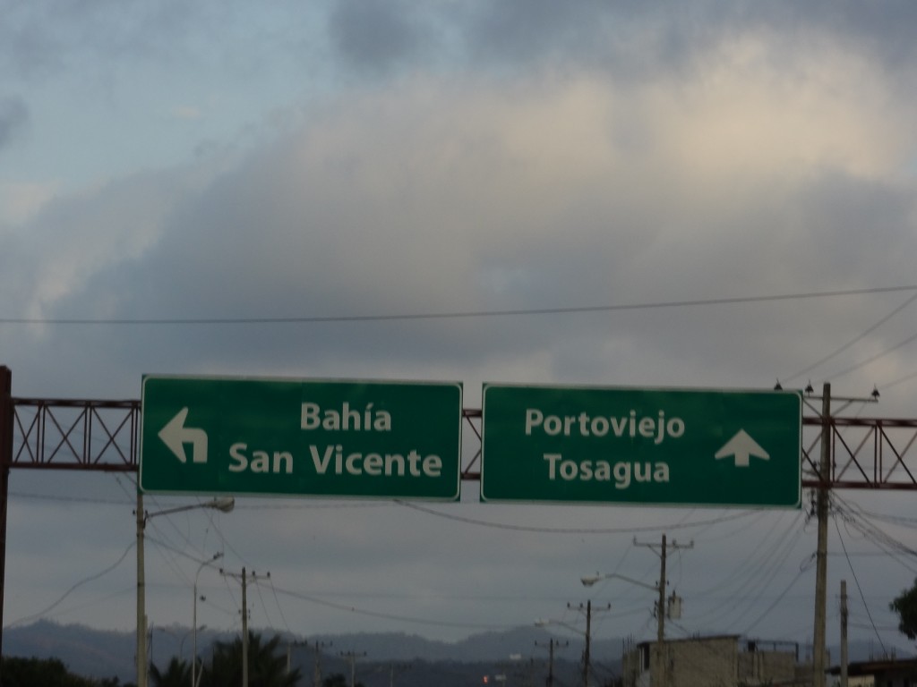 Foto: Señalización - Bahía (Manabí), Ecuador