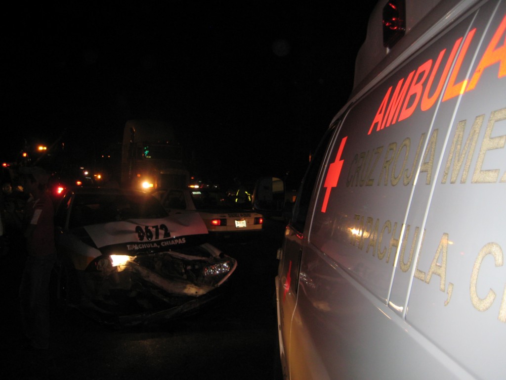 Foto: Accidente causado por el alcohol - Tapachula (Chiapas), México