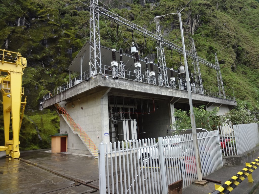 Foto: Intalaciones de la hidroeléctrica - Baños (Tungurahua), Ecuador