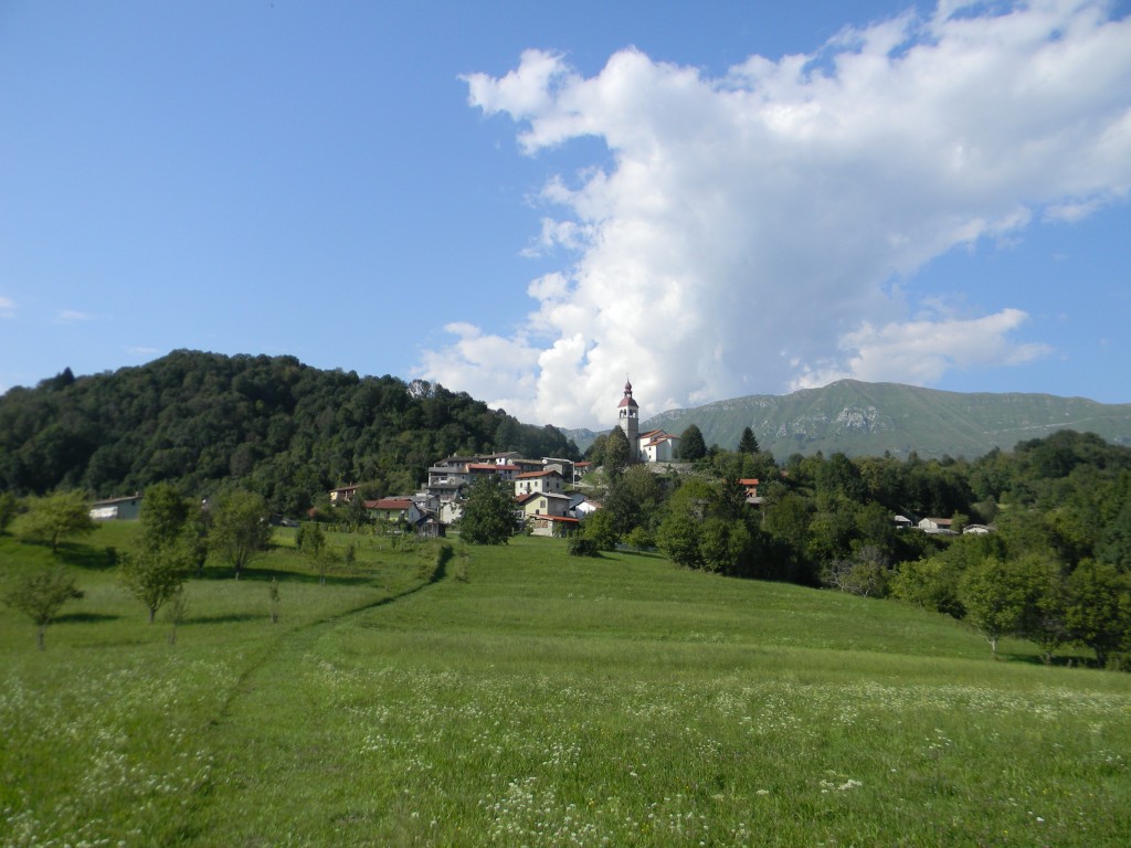 Foto: Vista de Logje - Logje (Kobarid), Eslovenia