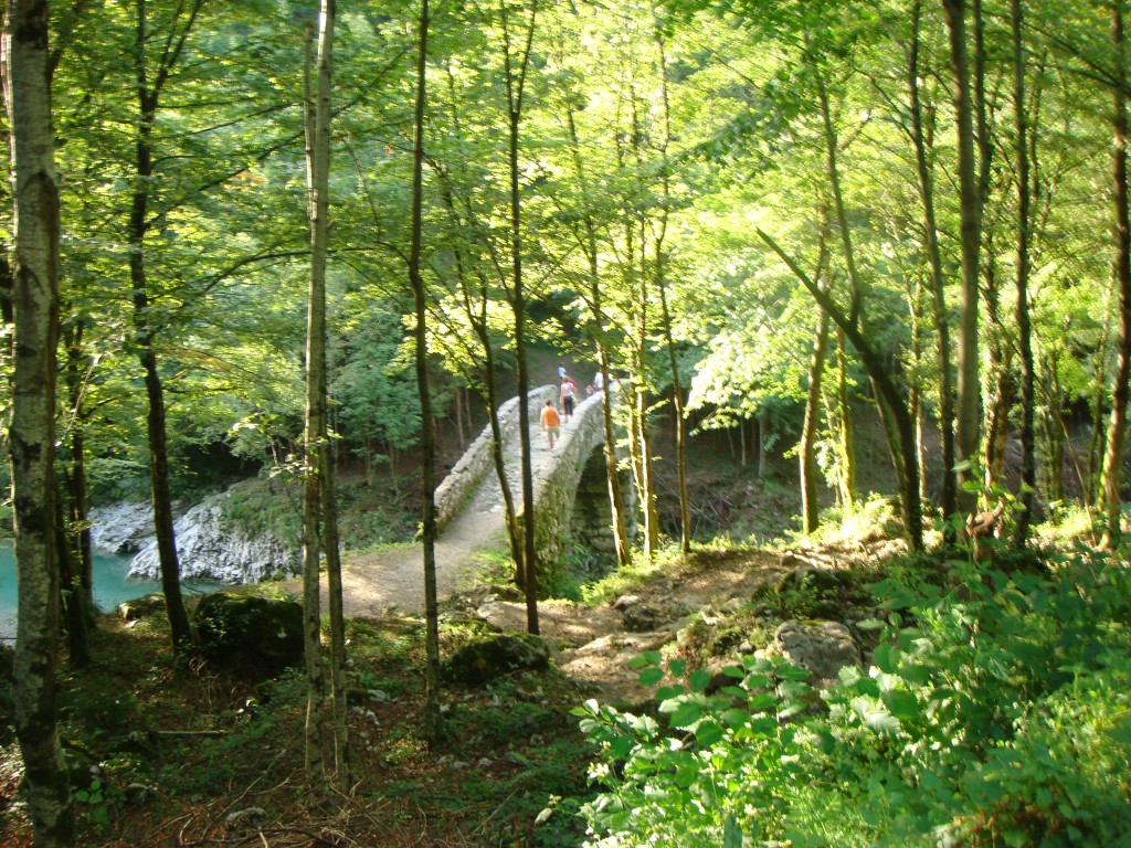 Foto: Puente de Napoleon - Logje (Kobarid), Eslovenia