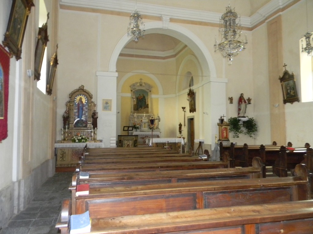 Foto: Iglesia de Logje - Logje (Kobarid), Eslovenia