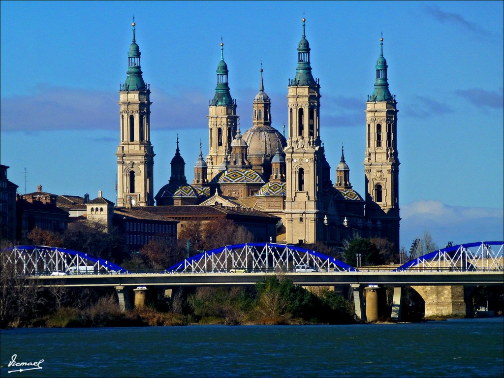 Foto: 111230-04 EBRO Y EL PILAR - Zaragoza (Aragón), España