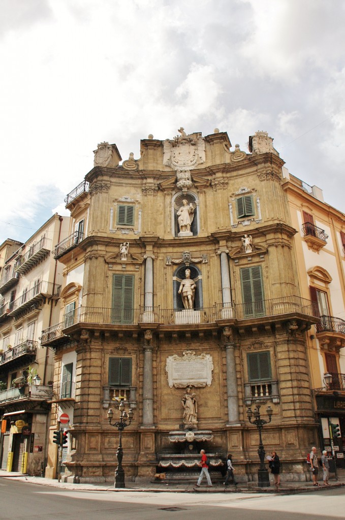 Foto: Quattro Canti (plaza Vigliena) - Palermo (Sicily), Italia