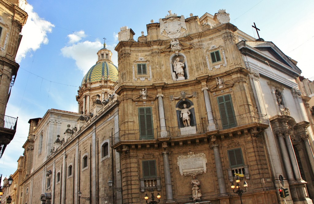 Foto: Quattro Canti (plaza Vigliena) - Palermo (Sicily), Italia